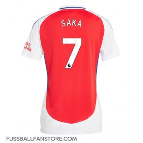 Arsenal Bukayo Saka #7 Replik Heimtrikot Damen 2024-25 Kurzarm